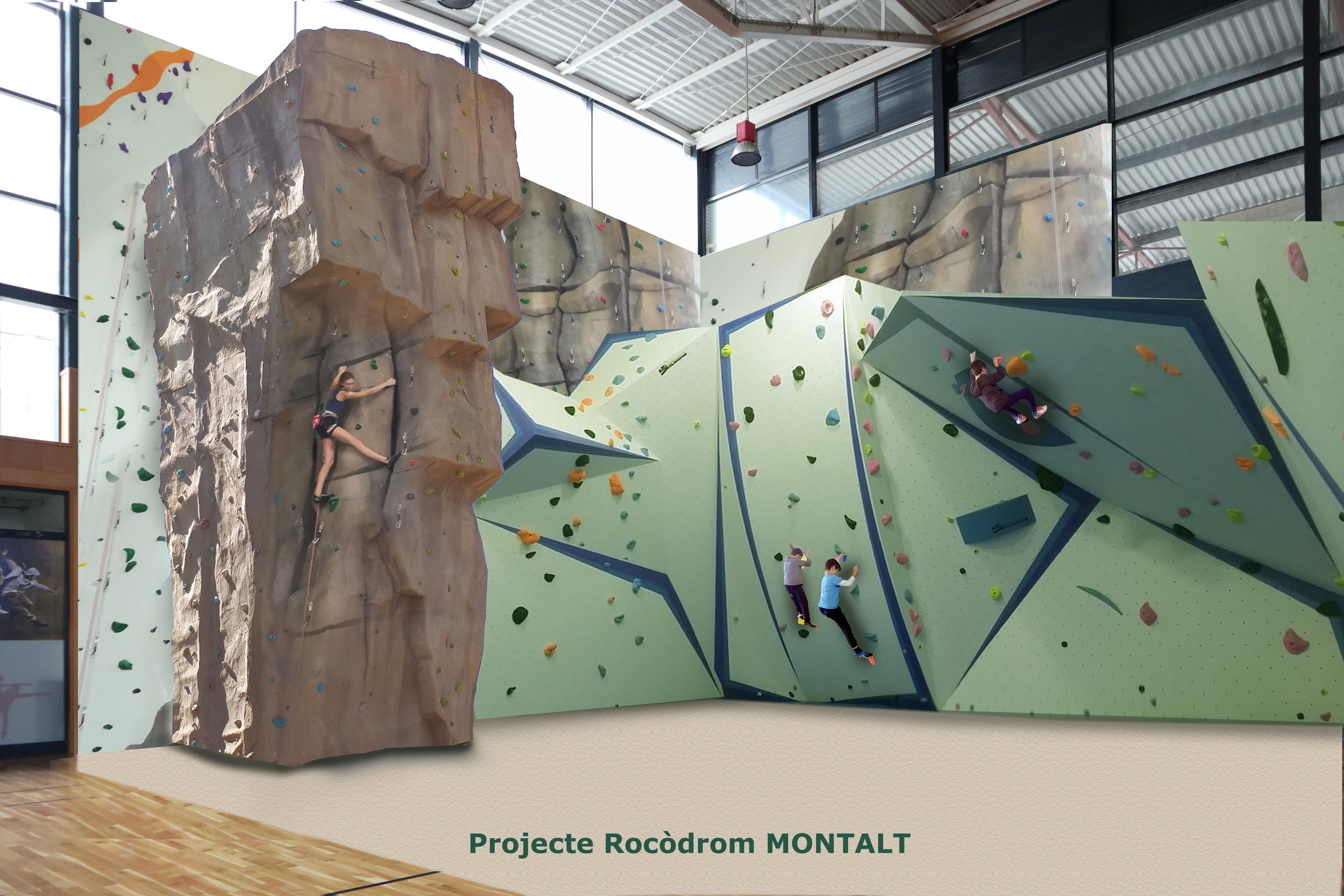 Imatge pels mitjans: Rocòdrom i Boulder Municipal